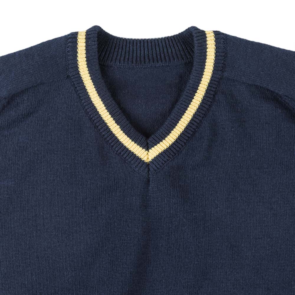 Durham Jumper (OXF-2 YARN COTTON KNITTING 26/2 (BLU-DRK)|DRM/5)