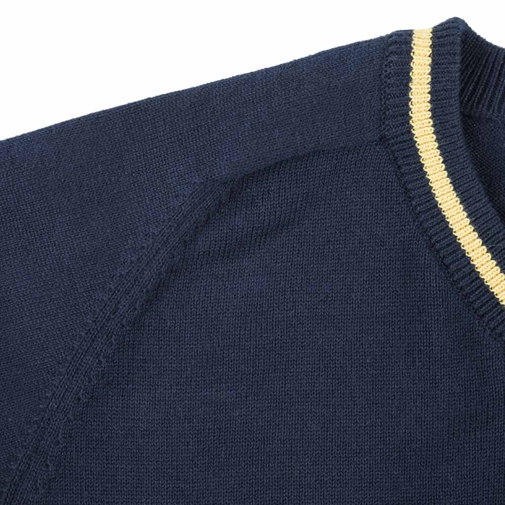 Durham Jumper (OXF-2 YARN COTTON KNITTING 26/2 (BLU-DRK)|DRM/5)